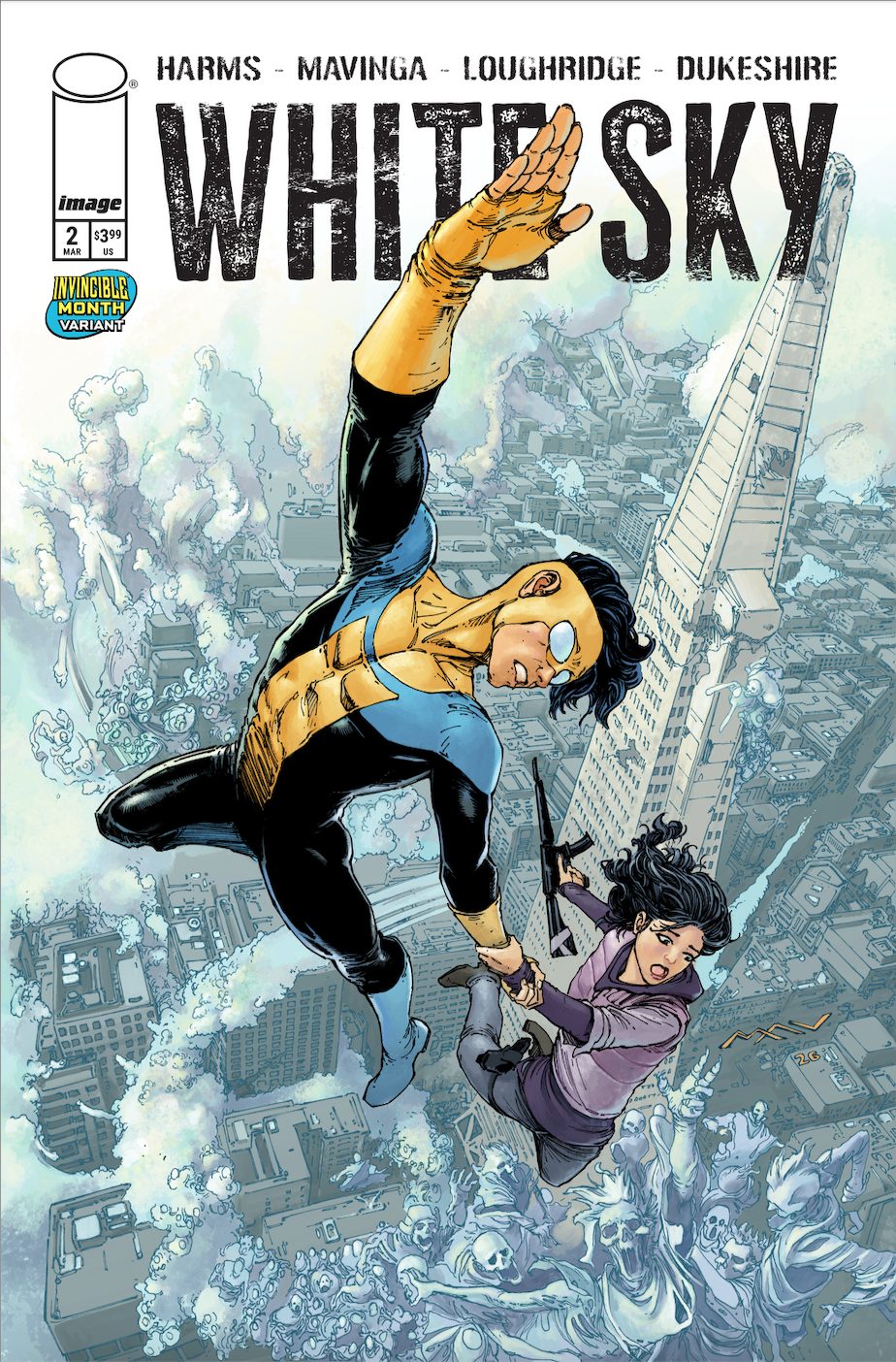 WHITE SKY #2 INVINCIBLE TEAM UP VARIANT 2026 IMAGE COMICS
