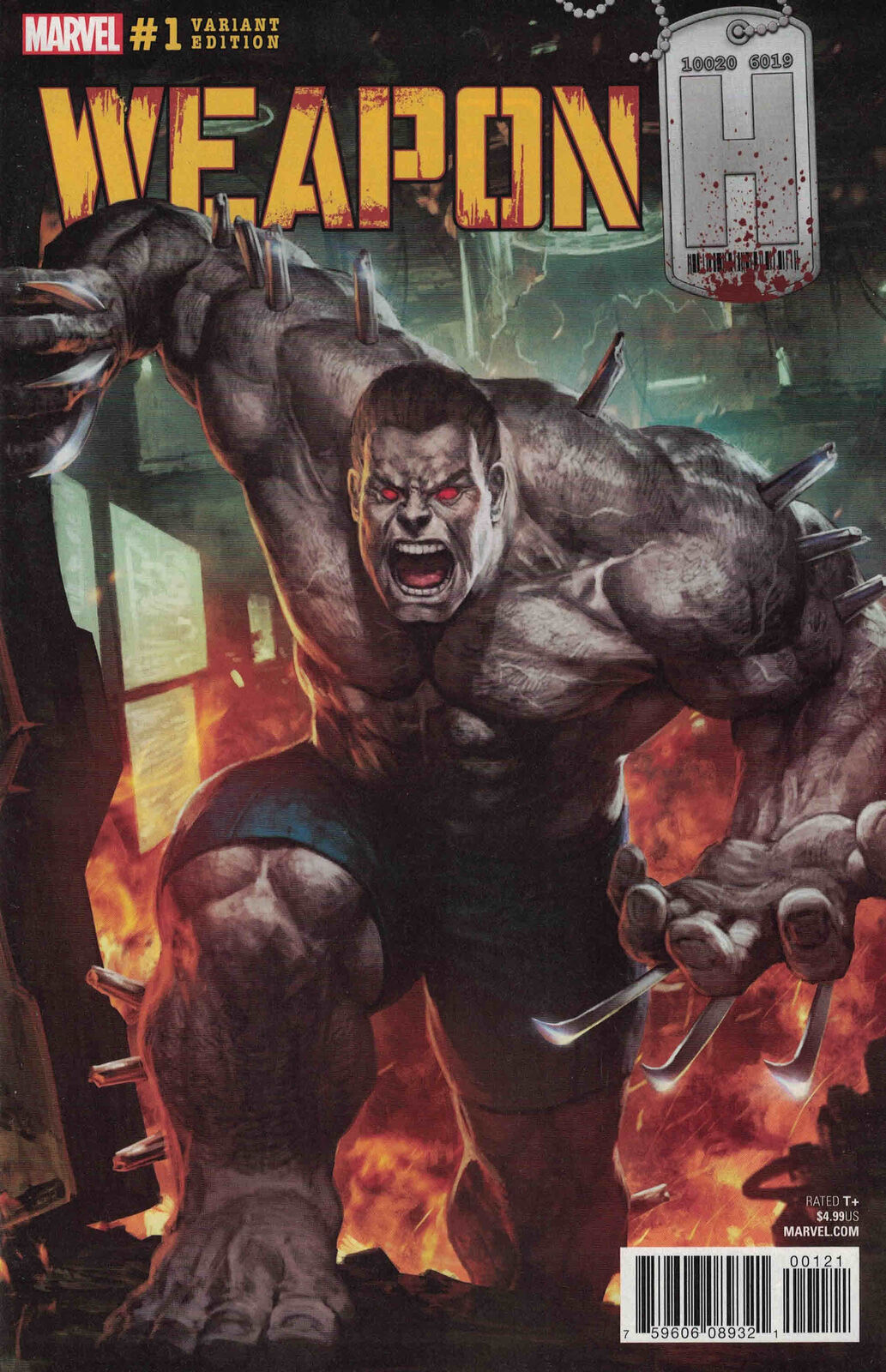 WEAPON H #1 1:10 SKAN VARIANT 2018 MARVEL COMICS