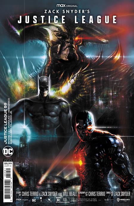 JUSTICE LEAGUE #59 LIAM SHARP SNYDER CUT VARIANT 2021 Justice League DC COMICS