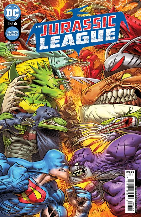 JURASSIC LEAGUE #1 2ND PRINT VARIANT 2022 Justice League DC COMICS