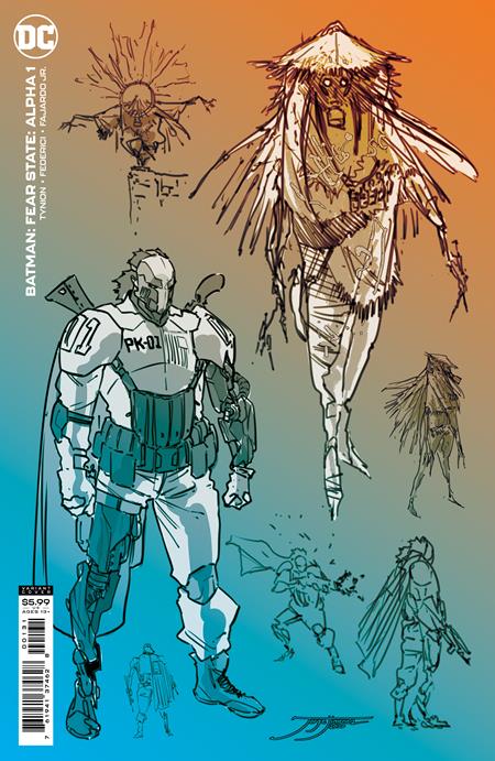 BATMAN FEAR STATE ALPHA #1 (ONE SHOT) 1:25 JORGE JIMENEZ CARD STOCK VARIANT 2021 Batman DC COMICS