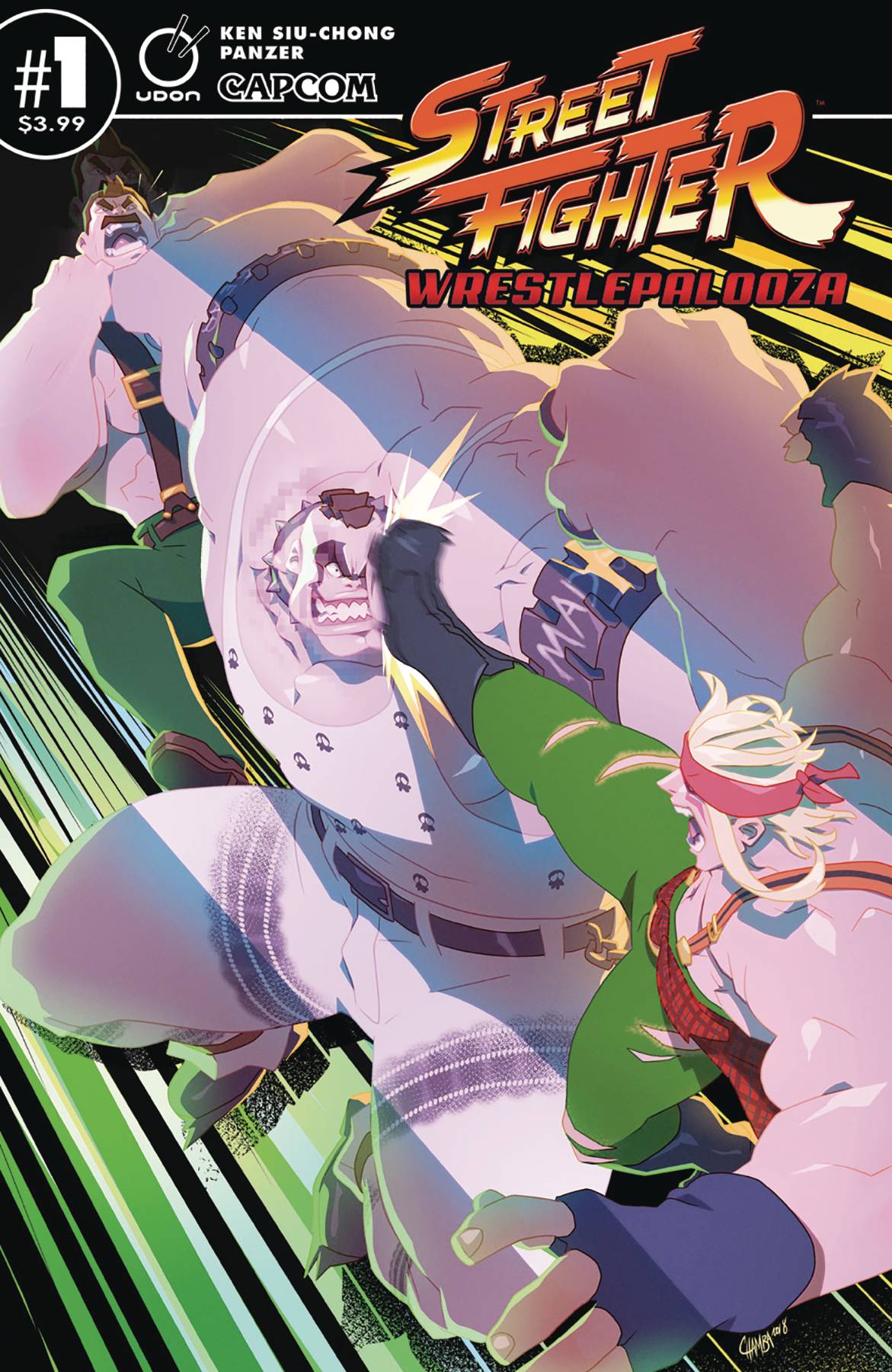 STREET FIGHTER WRESTLEPALOOZA #1 CVR B CRUZ 2019 Street Fighter UDON ENTERTAINMENT INC
