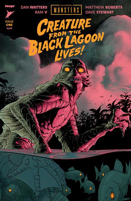 UNIVERSAL MONSTERS THE CREATURE FROM THE BLACK LAGOON LIVES #1 (OF 4) CVR A 2024 Universal Monsters IMAGE COMICS