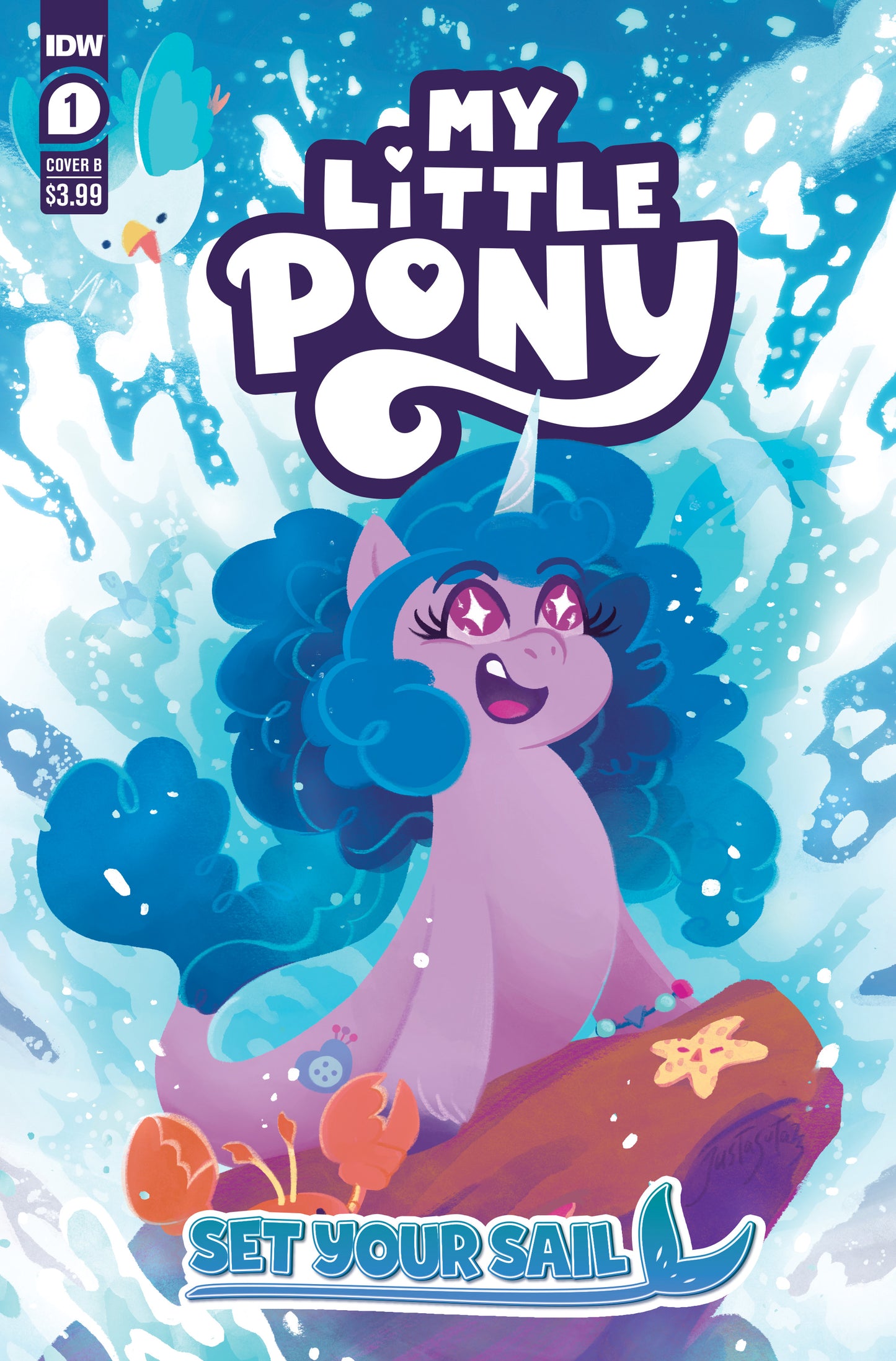 MY LITTLE PONY SET YOUR SAIL #1 CVR B JUSTASUTA HOMAGE VARIANT 2024 My Little Pony IDW-PRH