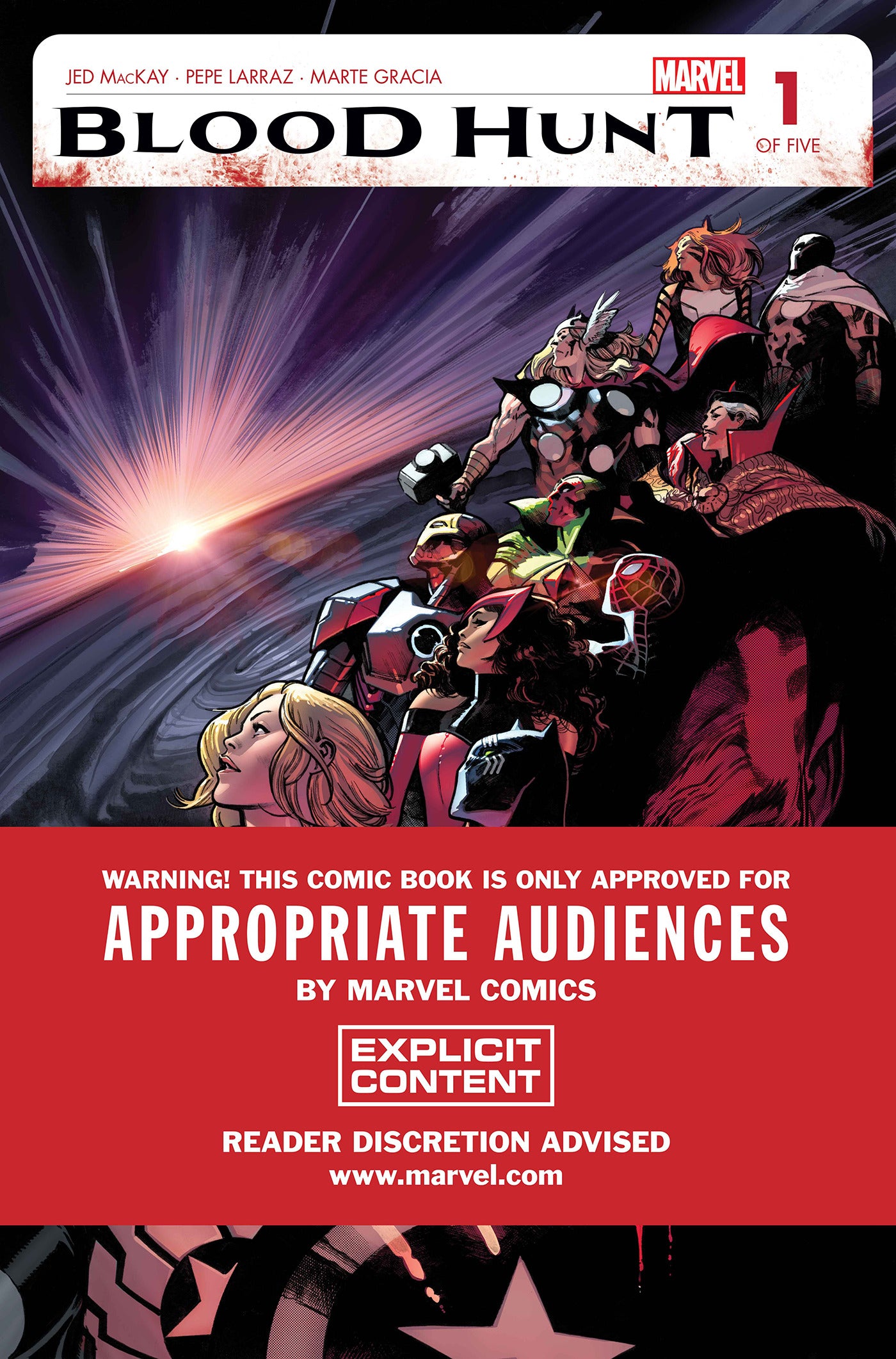 BLOOD HUNT RED BAND #1 2024 Avengers MARVEL PRH