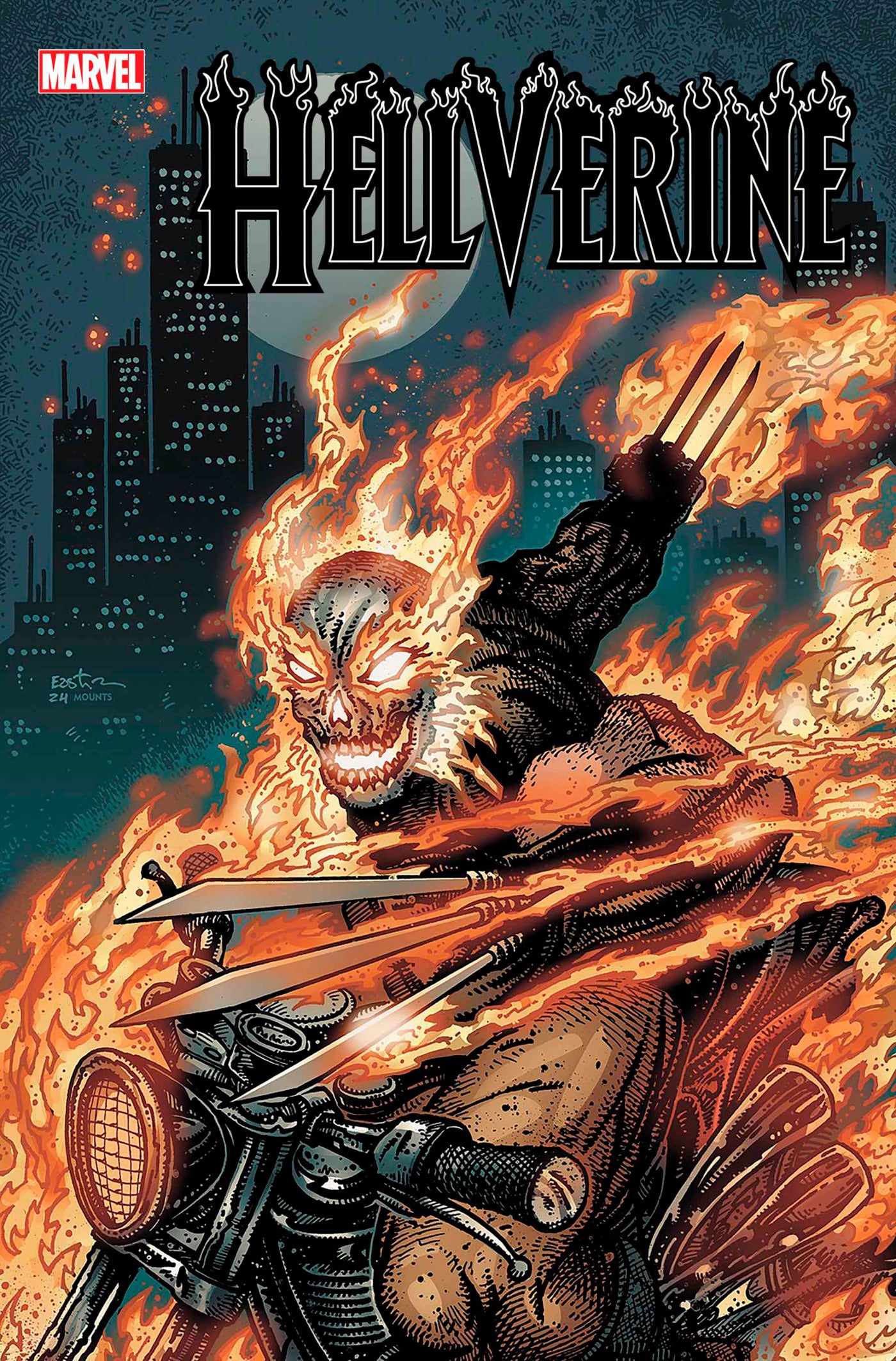 HELLVERINE #1 KEVIN EASTMAN VARIANT 2024 Hellverine MARVEL COMICS