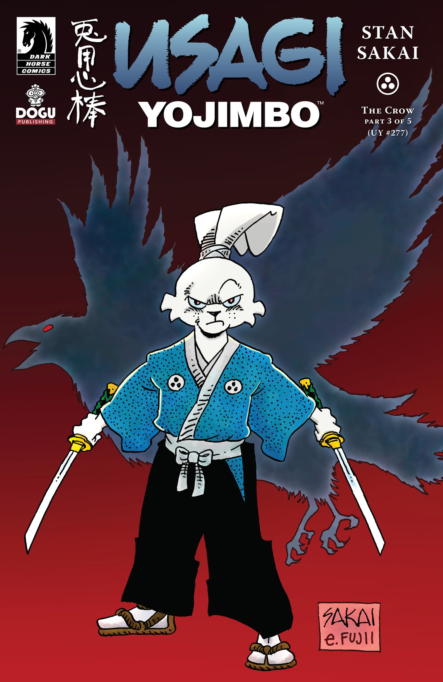 USAGI YOJIMBO CROW #3 CVR A SAKAI 2024 Usagi Yojimbo DARK HORSE PRH