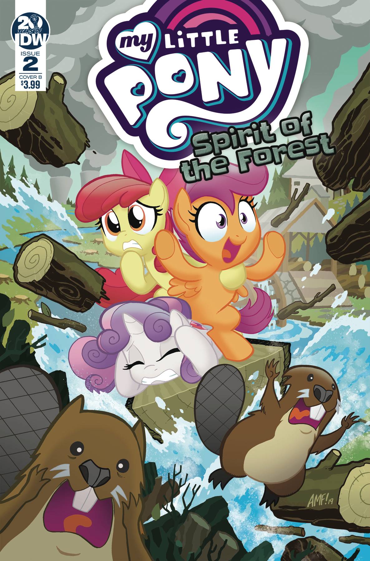 MY LITTLE PONY SPIRIT OF THE FOREST #2 (OF 3) CVR B FLEECS 2019 My Little Pony IDW PUBLISHING