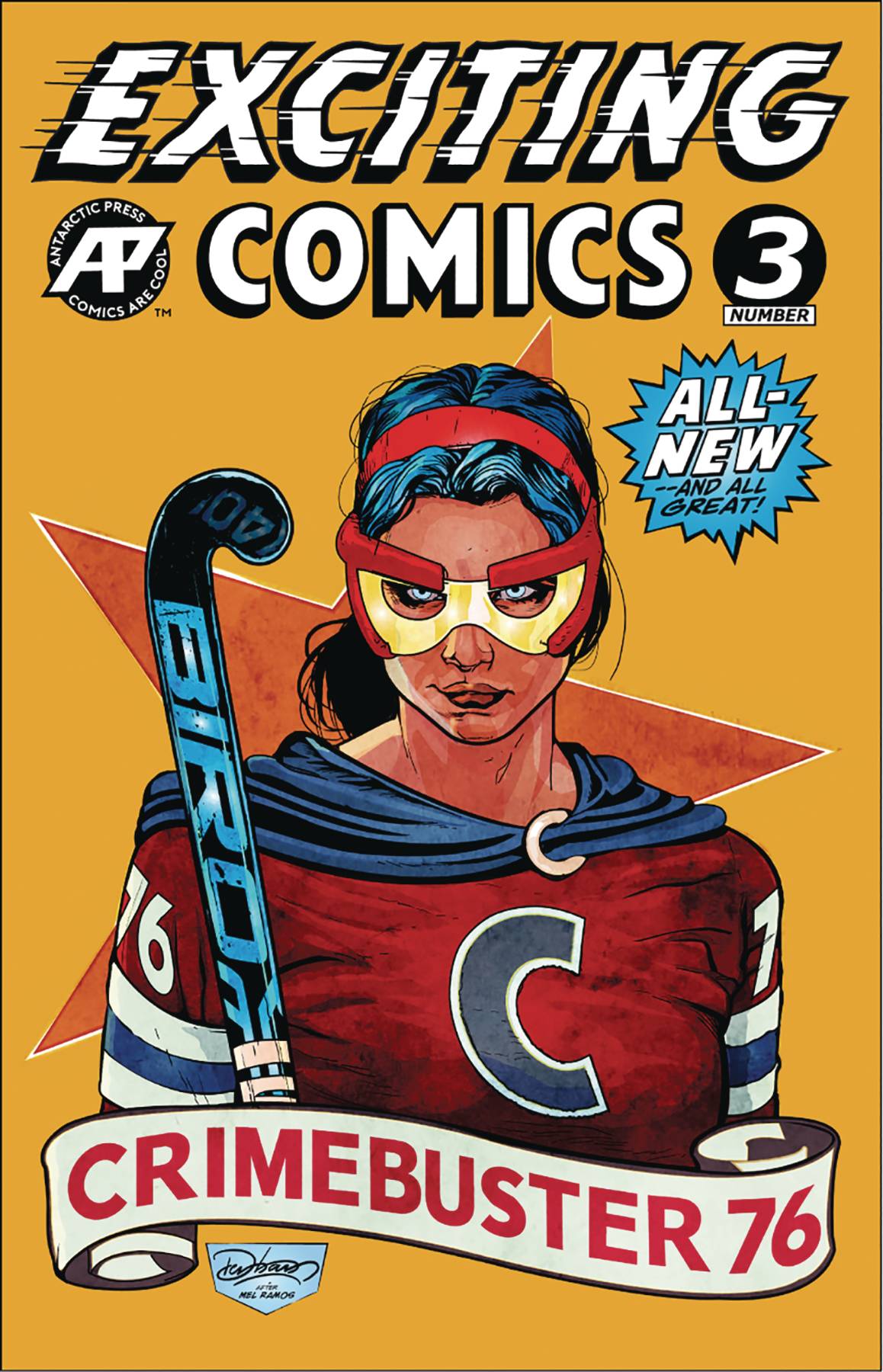 EXCITING COMICS #3 MAIN CVR 2019 ANTARCTIC PRESS