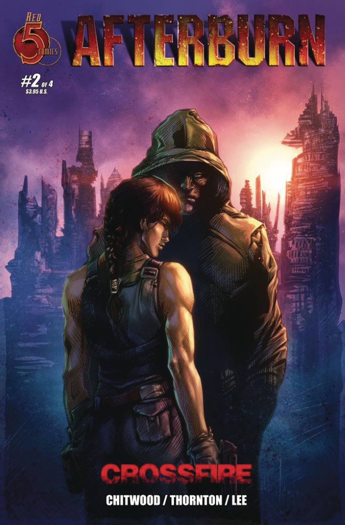 AFTERBURN CROSSFIRE #2 (OF 4) 2019 comic book RED 5 COMICS