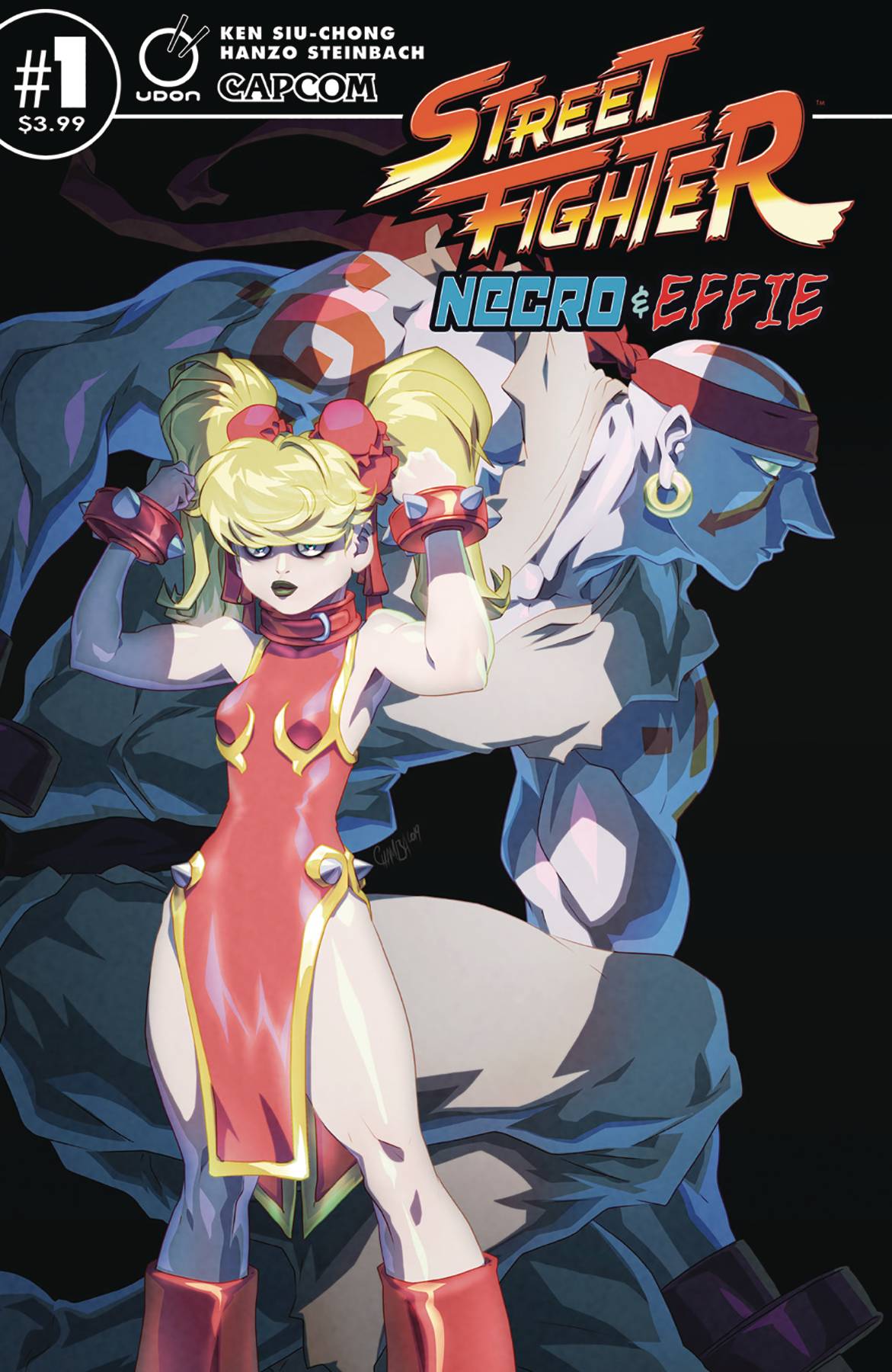 STREET FIGHTER NECRO & EFFIE #1 CVR B CRUZ 2019 Street Fighter UDON ENTERTAINMENT INC