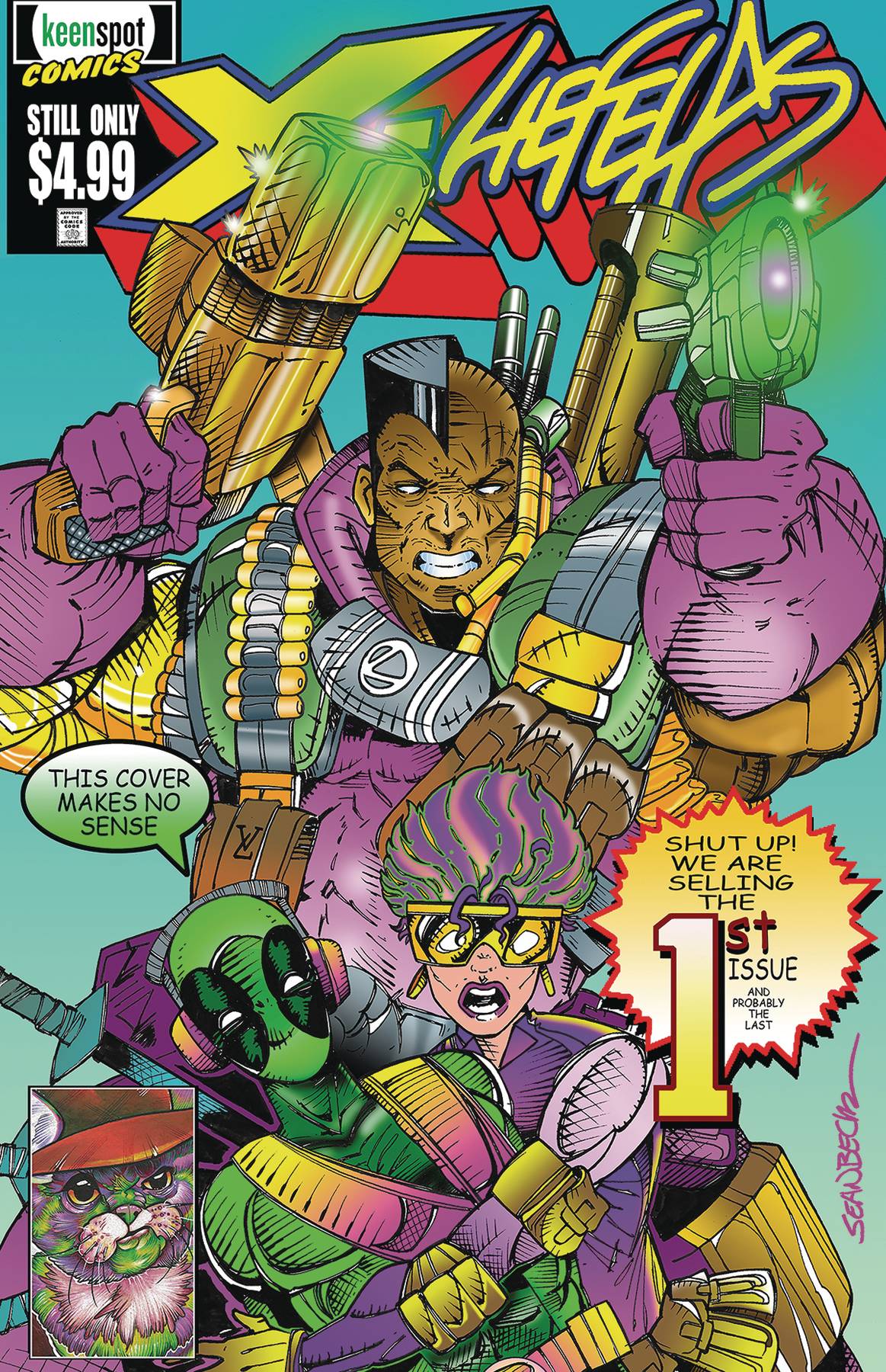 X LIEFELDS #1 CVR B BECK 2019 KEENSPOT ENTERTAINMENT