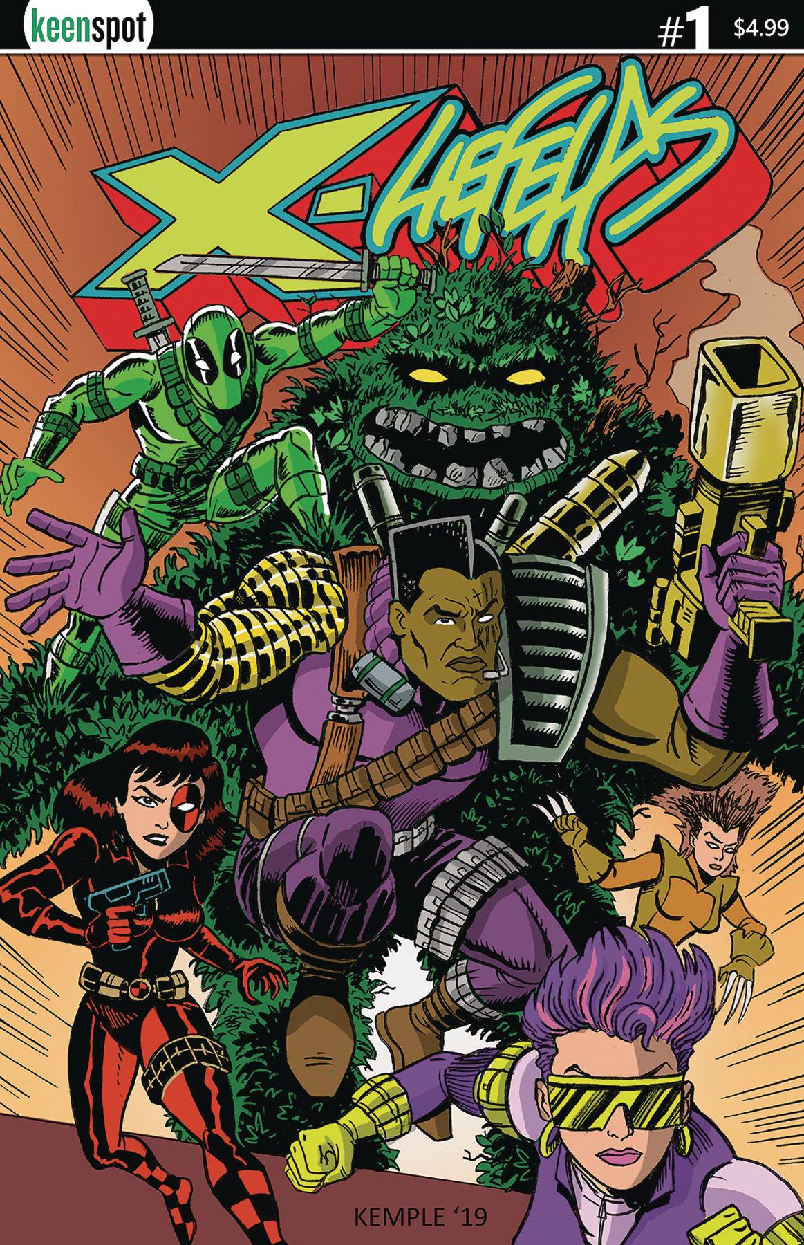 X LIEFELDS #1 CVR D KEMPLE 2019 KEENSPOT ENTERTAINMENT