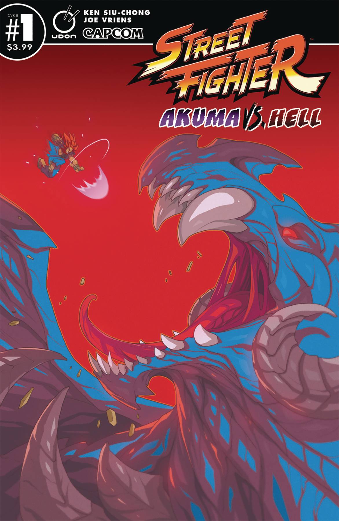 STREET FIGHTER AKUMA VS HELL #1 CVR B HUANG 2019 Street Fighter UDON ENTERTAINMENT INC