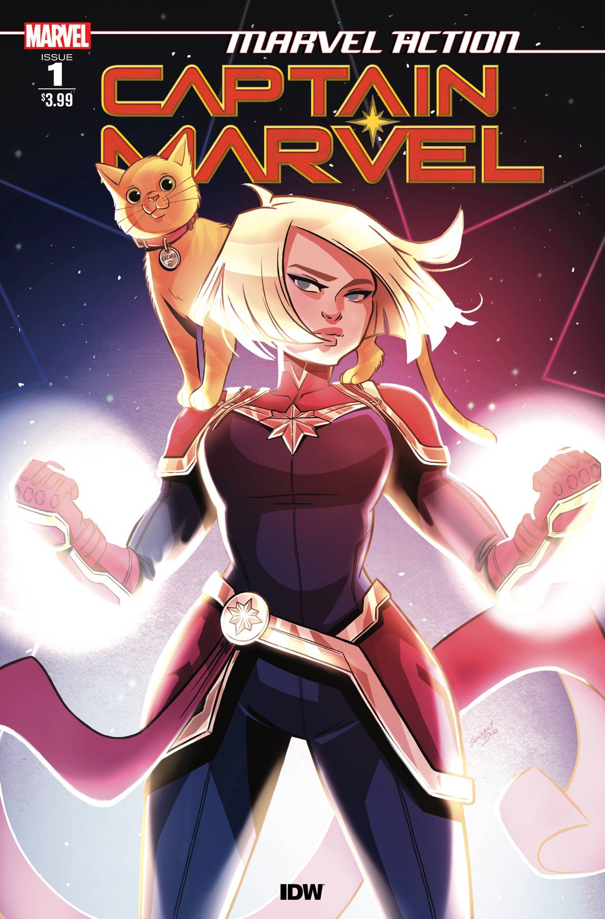 MARVEL ACTION CAPTAIN MARVEL #1 (OF 3) CVR A BOO 2019 Captain Marvel IDW PUBLISHING