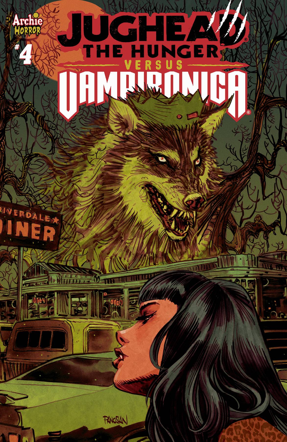 JUGHEAD HUNGER VS VAMPIRONICA #4 CVR B PANOSIAN (MR) 2019 Jughead ARCHIE COMIC PUBLICATIONS