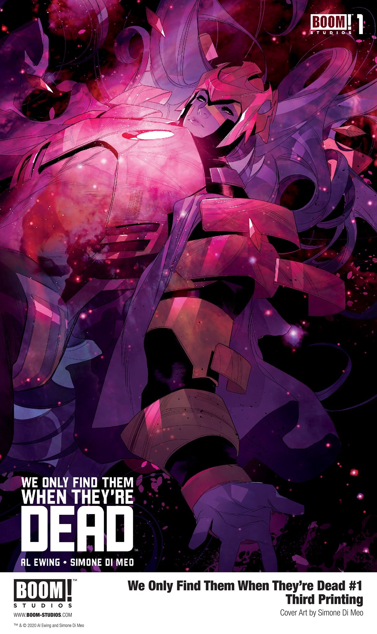 WE ONLY FIND THEM WHEN THEY'RE DEAD #1 3RD PRINT VARIANT 2020 We Only Find Them When They're Dead BOOM! STUDIOS