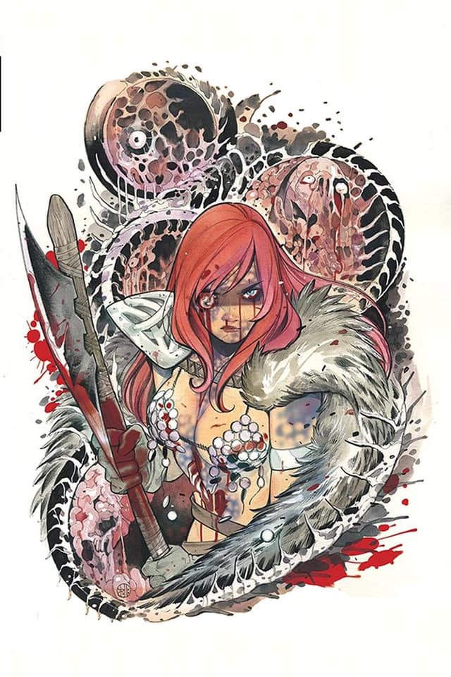 DIE!NAMITE #1 PEACH MOMOKO ZOMBIE RED SONJA VIRGIN EXCLUSIVE VARIANT 2020 Red Sonja DYNAMITE