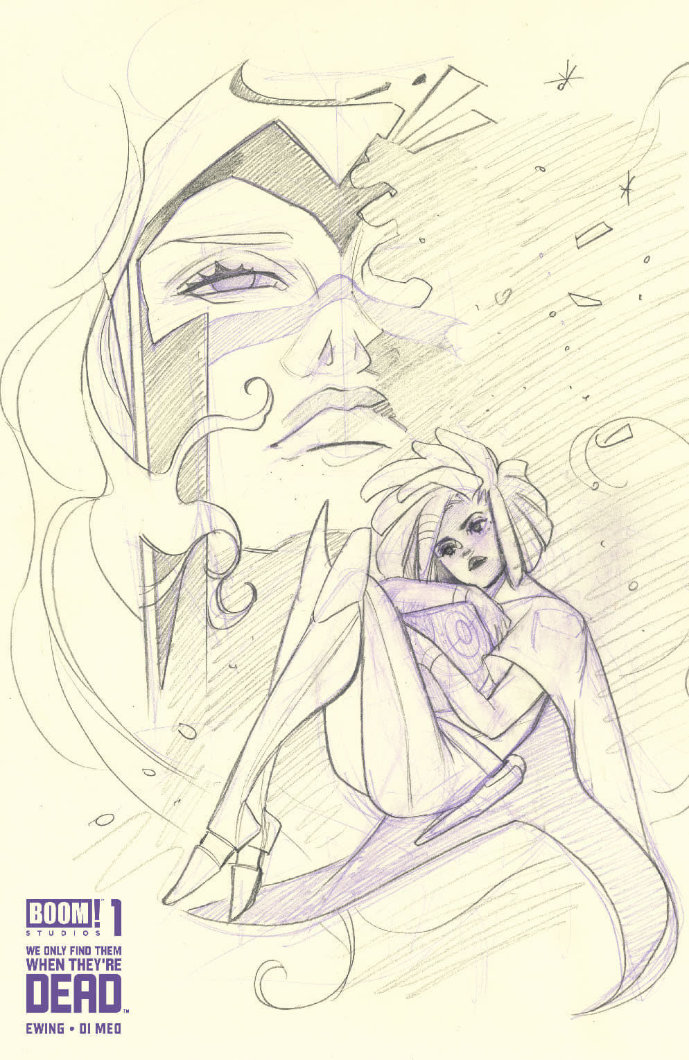 WE ONLY FIND THEM WHEN THEYRE DEAD #1 4TH PRINT & #2 1ST PRINT SSCO PEACH MOMOKO PENCIL VARIANT SET 2020 comic BOOM! STUDIOS