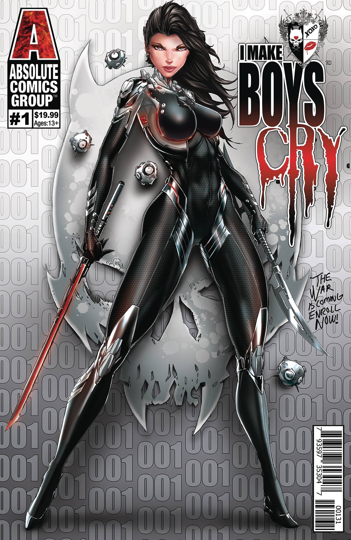I MAKE BOYS CRY #1 CVR C TYNDALL LENTICULAR 2020 comic book ABSOLUTE COMICS GROUP / RED GI