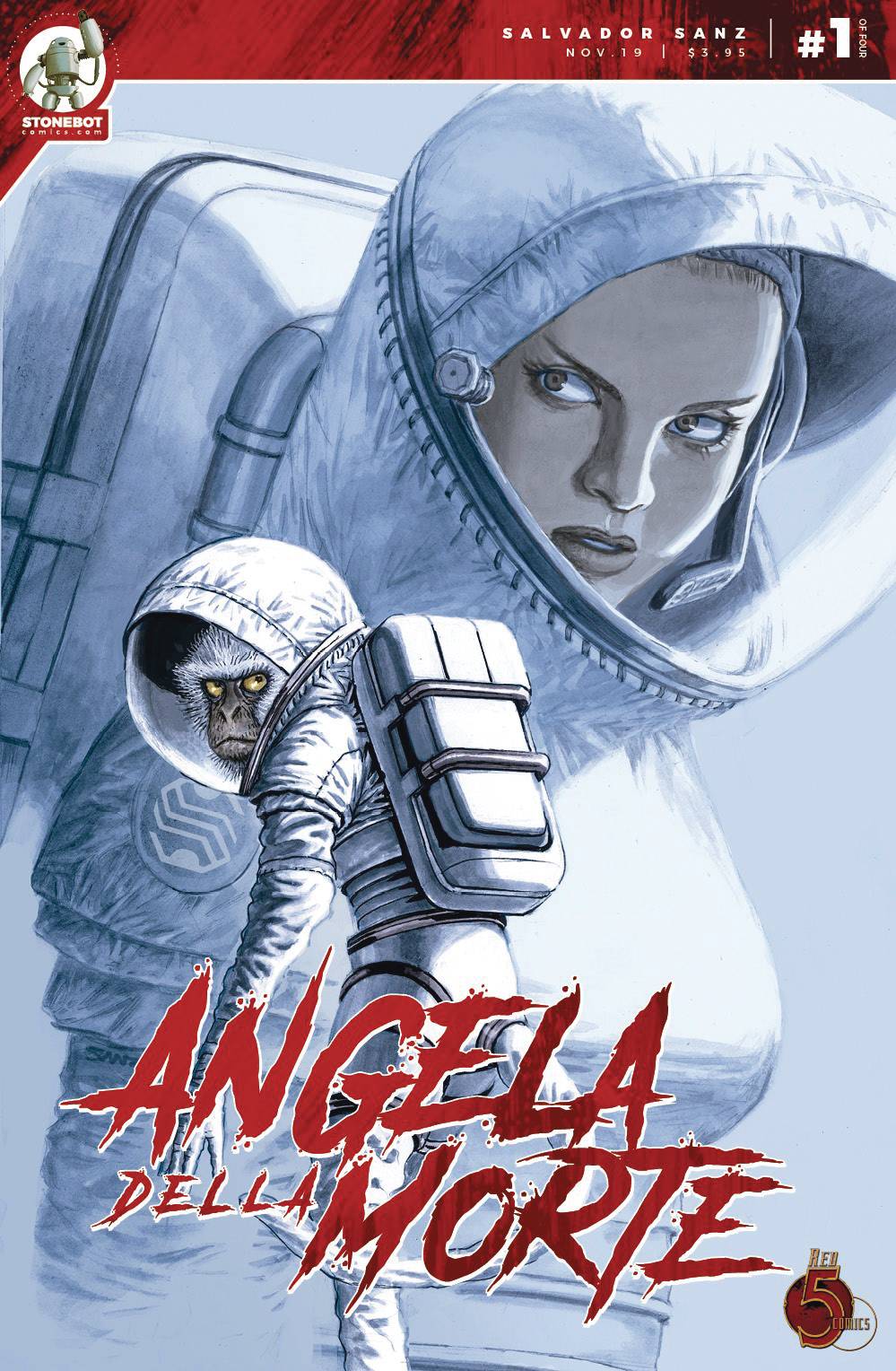 ANGELA DELLA MORTE #1 CVR A 2019 comic book RED 5 COMICS