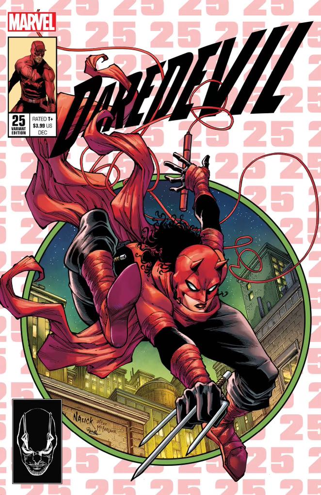 DAREDEVIL #25 SSCO TODD NAUCK ELEKTRA ASM 300 HOMAGE 2ND PRINT VARIANT 2021 Daredevil MARVEL COMICS
