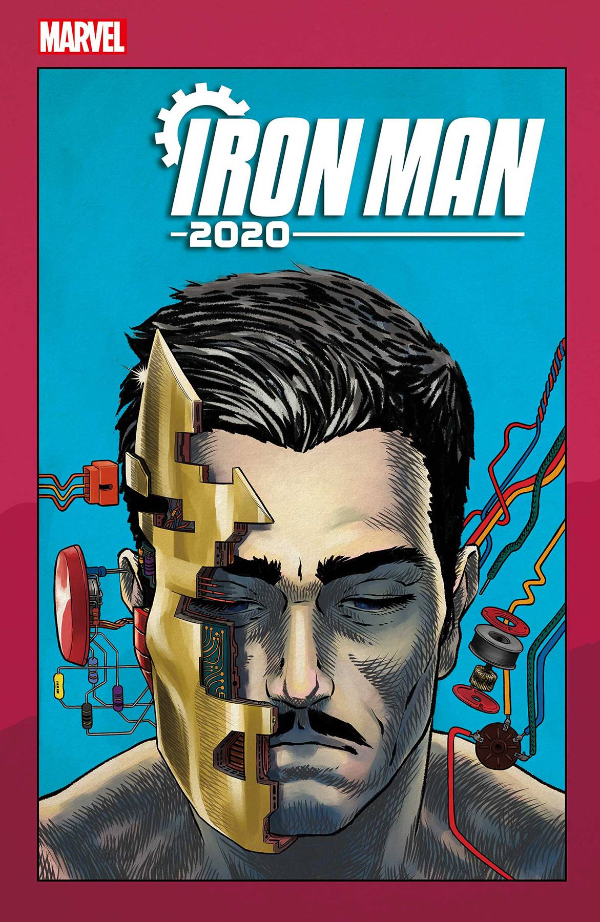 IRON MAN 2020 #2 (OF 6) SUPERLOG HEADS VARIANT 2020 Iron Man MARVEL COMICS