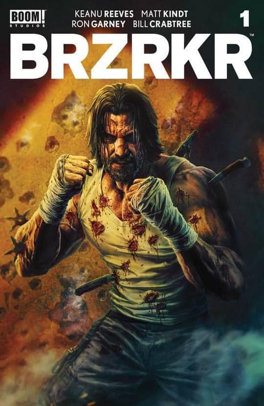 BRZRKR (BERZERKER) #1 BERMEJO 1:25 TRADE DRESS VARIANT (MR) 2021 comic BOOM! STUDIOS