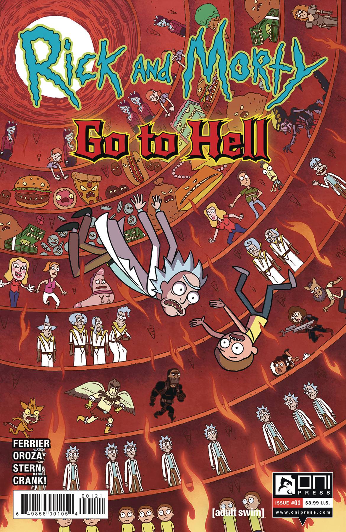 RICK AND MORTY GO TO HELL #1 CVR B SMITH 2020 Rick & Morty ONI PRESS INC.