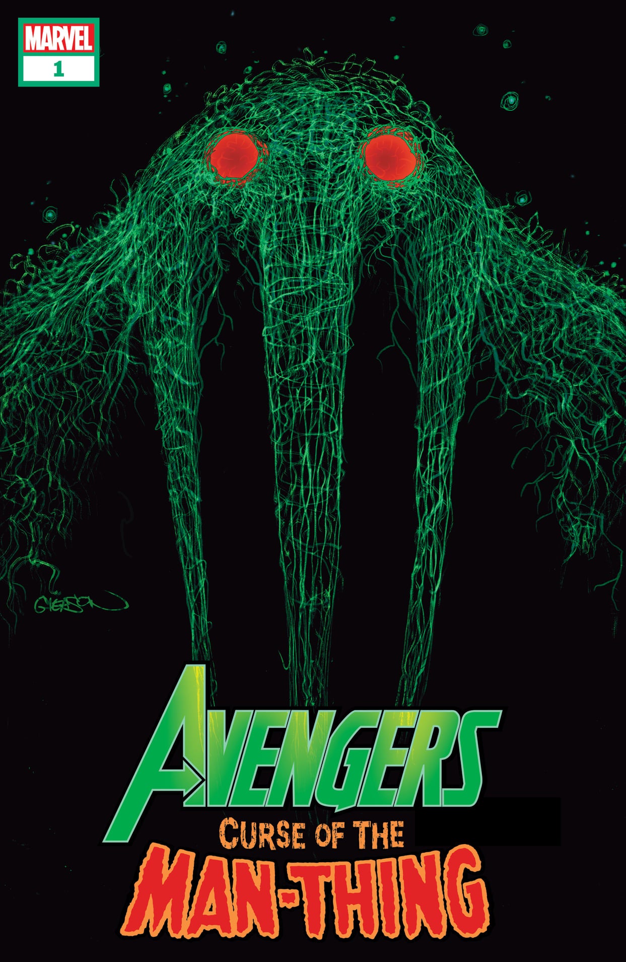 AVENGERS CURSE MAN-THING #1 GLEASON WEBHEAD VARIANT 2021 Avengers MARVEL COMICS