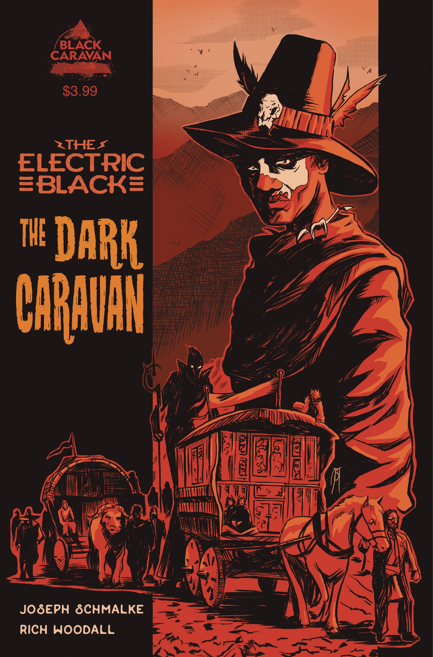 ELECTRIC BLACK DARK CARAVAN #1 2021 Electric Black SCOUT COMICS
