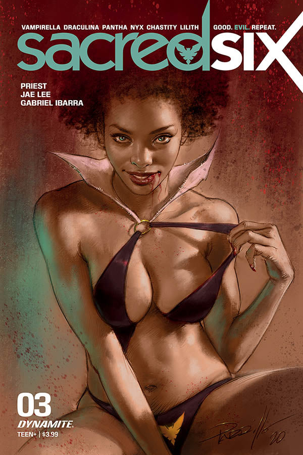 SACRED SIX #3 CVR B PARRILLO 2020 Vampirella DYNAMITE