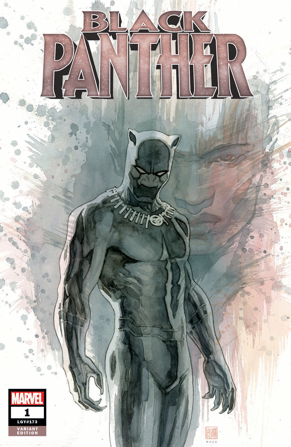 BLACK PANTHER #1 SSCO EXCLUSIVE DAVID MACK VARIANT 2018 Black Panther MARVEL COMICS