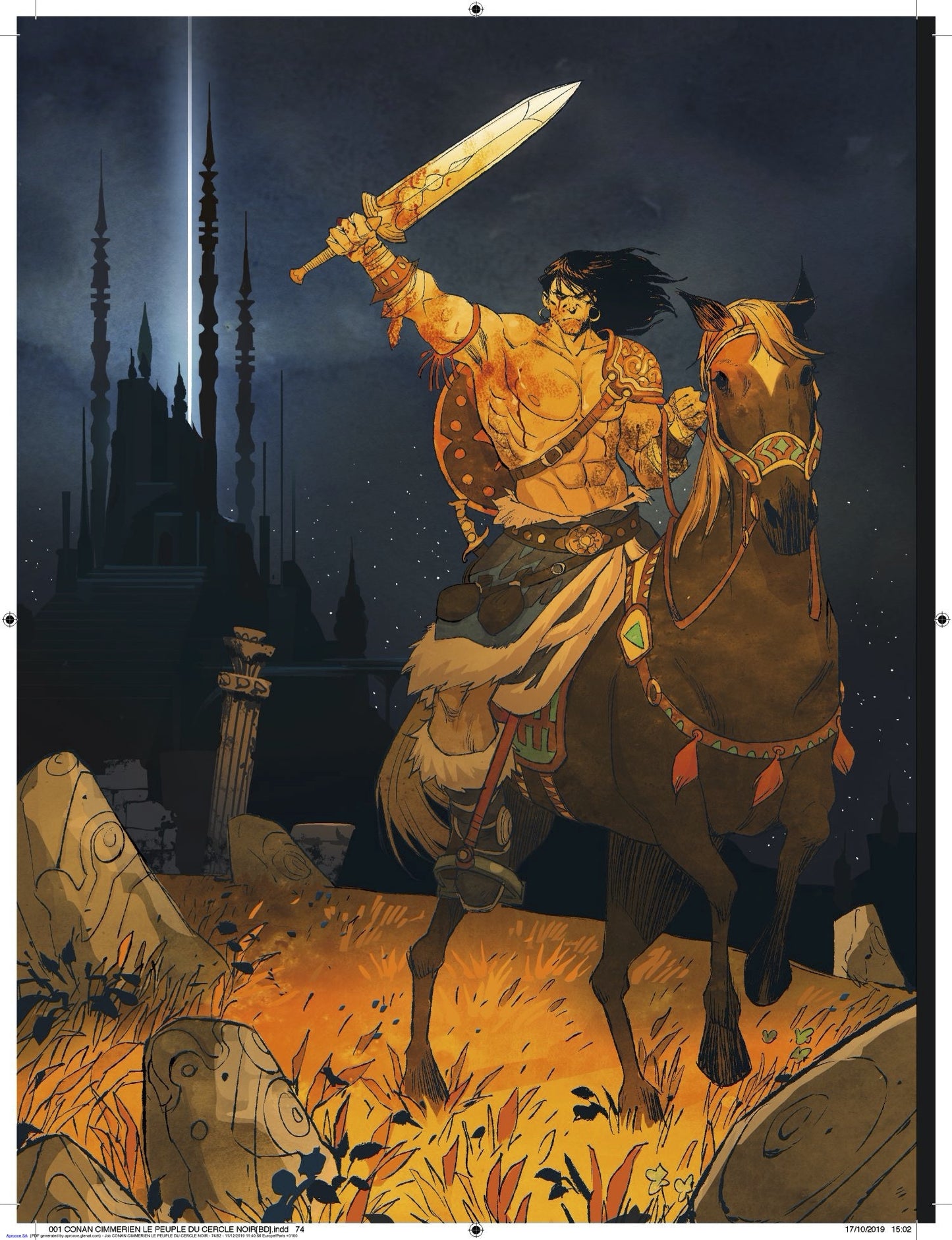 CIMMERIAN PEOPLE OF BLACK CIRCLE #2 CVR C MONTLLO (MR) 2020 Conan ABLAZE