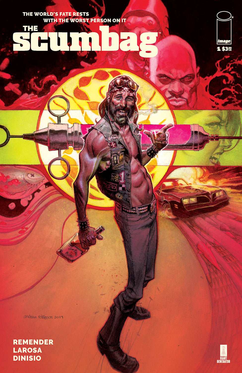 SCUMBAG #1 CVR B ROBINSON (MR) 2020 Scumbag IMAGE COMICS