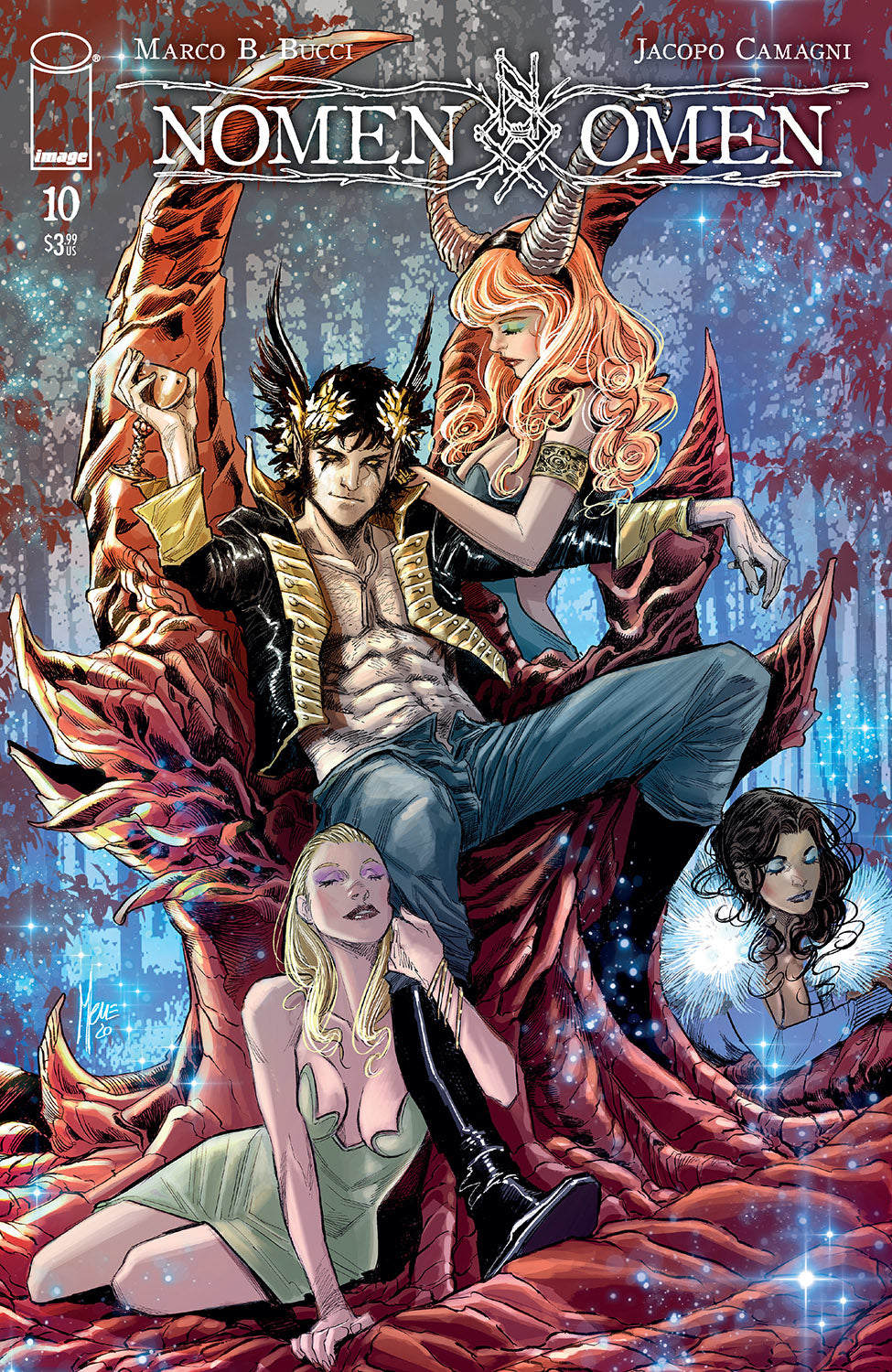 NOMEN OMEN #10 (OF 15) CVR B CHECCHETTO (MR) 2020 comic IMAGE COMICS