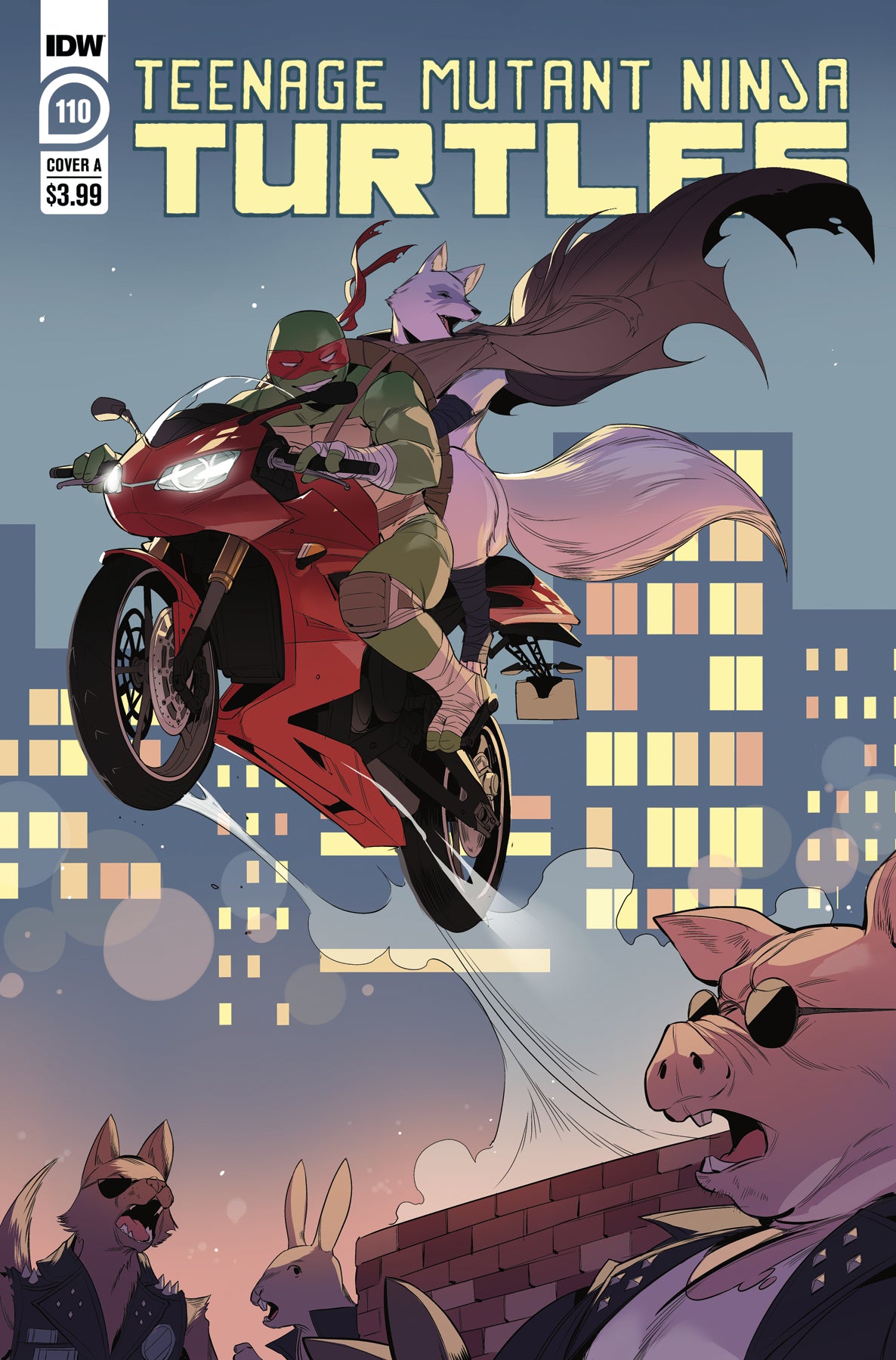 TMNT ONGOING #110 CVR A NISHIJIMA 2020 comic IDW PUBLISHING