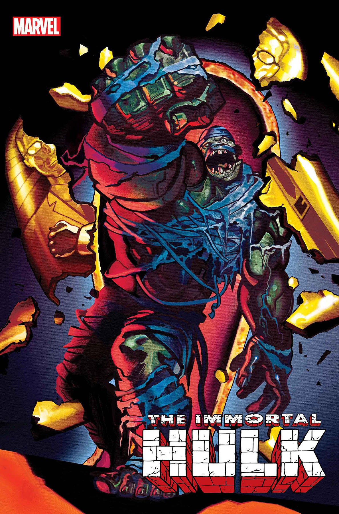 IMMORTAL HULK #38 DEL MUNDO LIVING HULK HORROR VARIANT 2020 Immortal Hulk MARVEL COMICS