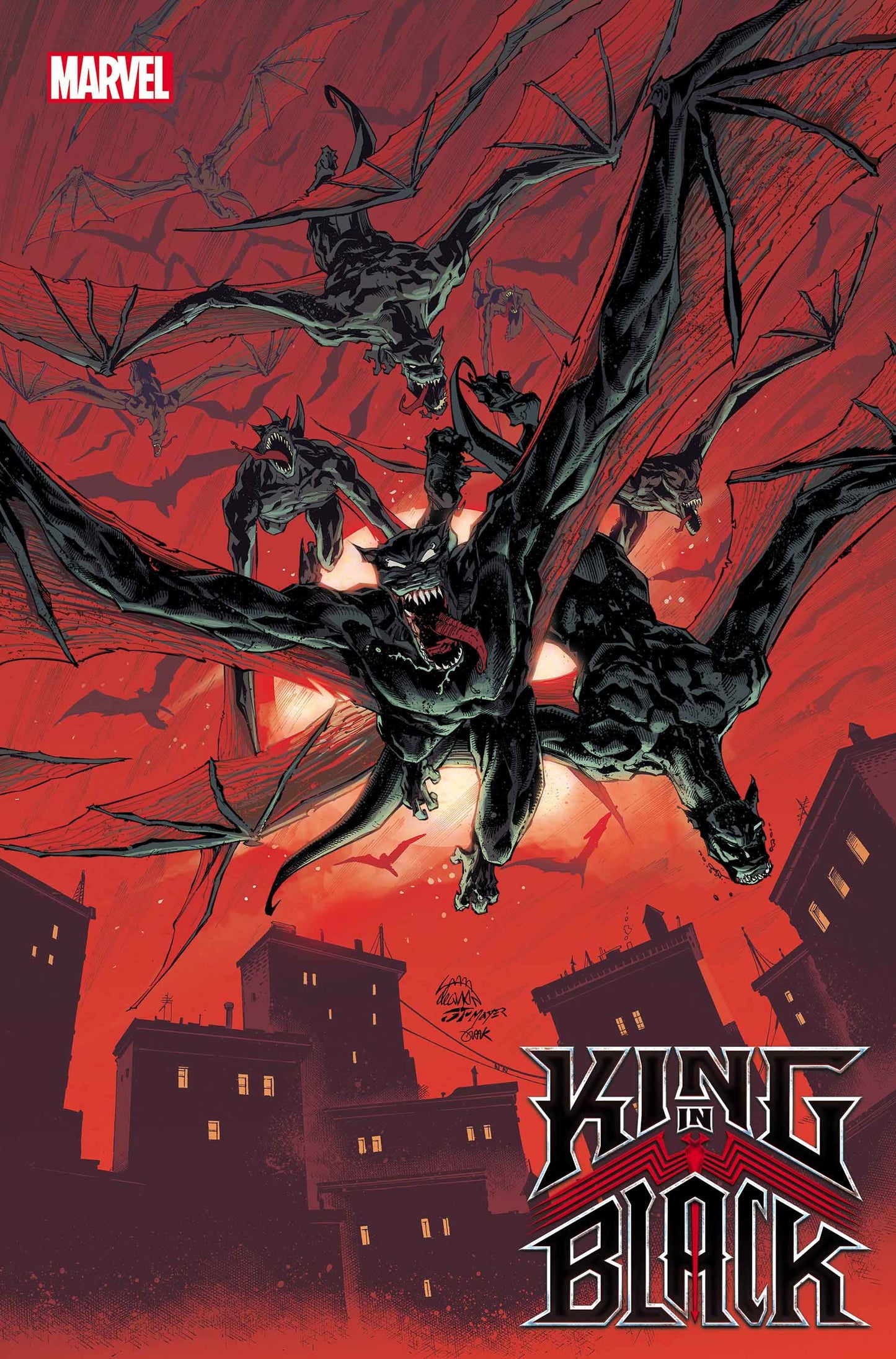 KING IN BLACK #1 (OF 5) STEGMAN DARKNESS REIGNS VARIANT 2020 King in Black MARVEL COMICS