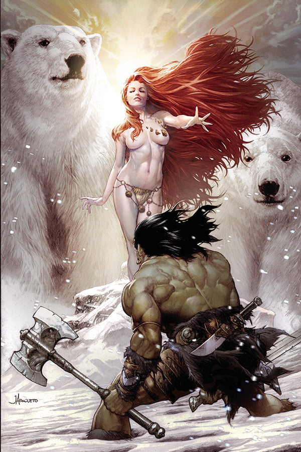 CIMMERIAN FROST GIANTS DAUGHTER #1 CVR C ANACLETO (MR) 2020 Conan ABLAZE