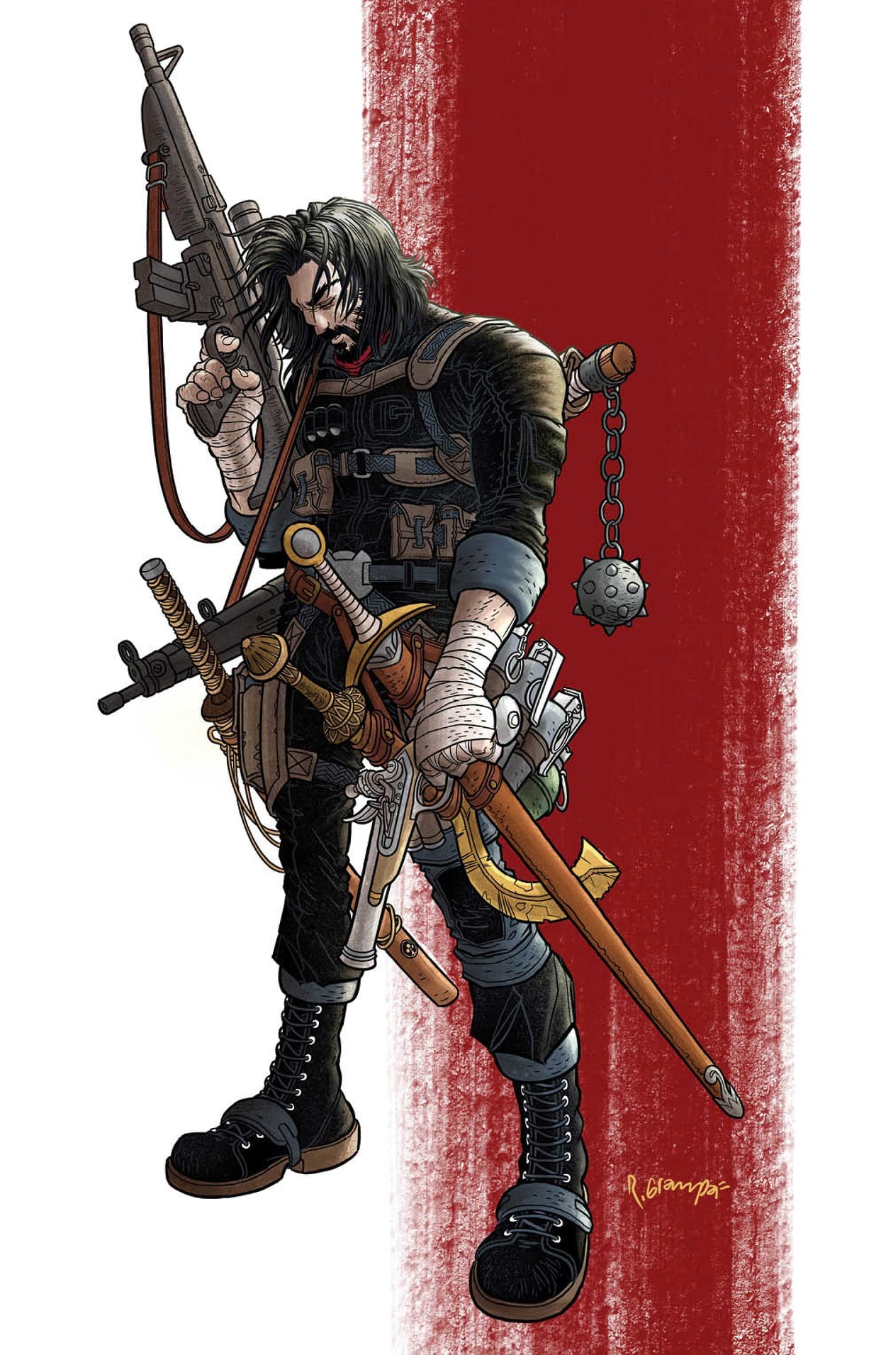 BRZRKR (BERZERKER) #2 GRAMPA 1:50 VARIANT 2021 comic book BOOM! STUDIOS