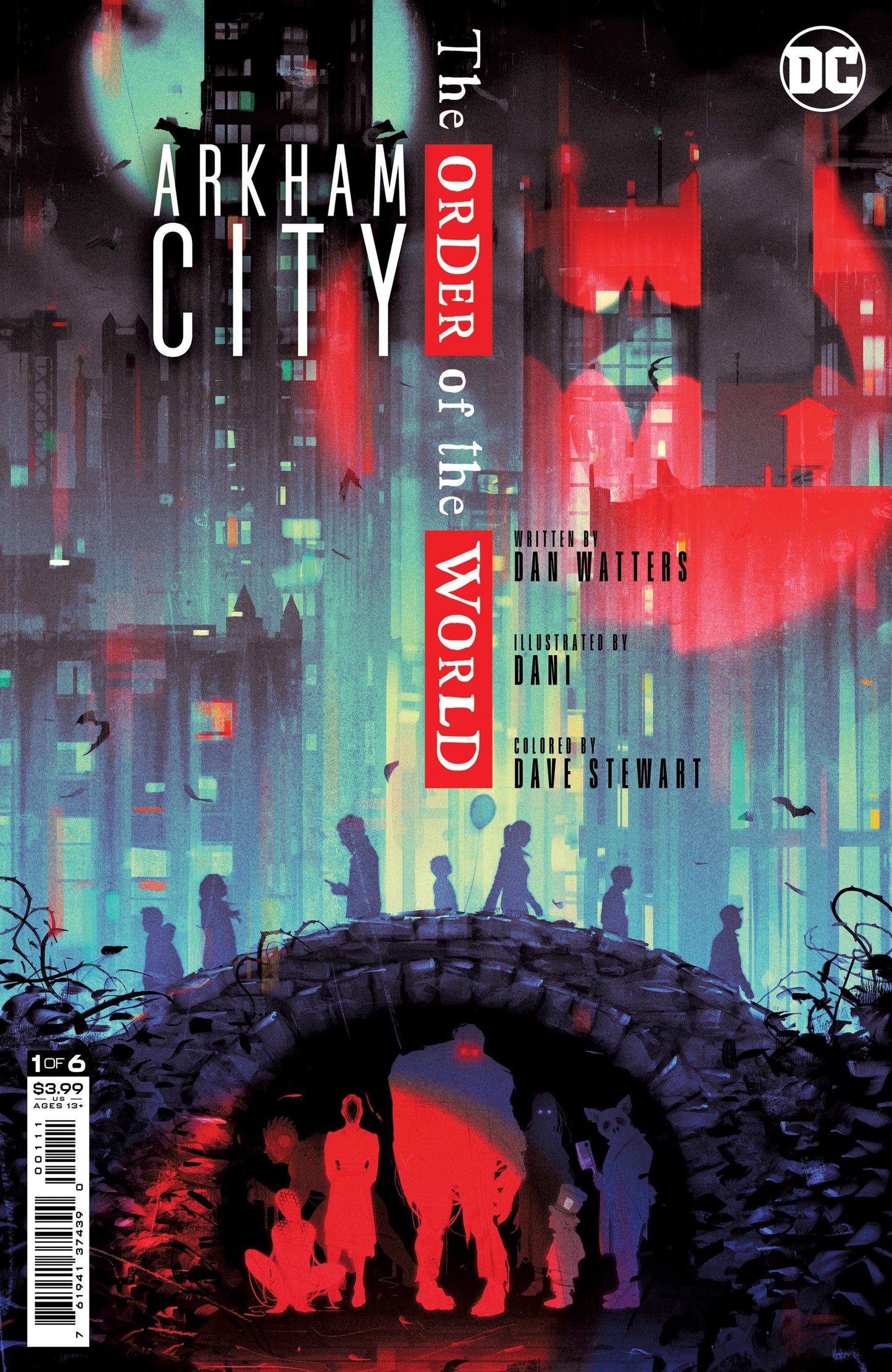 ARKHAM CITY THE ORDER OF THE WORLD #1 (OF 6) CVR A SAM WOLFE CONNELLY 2021 comic book DC COMICS