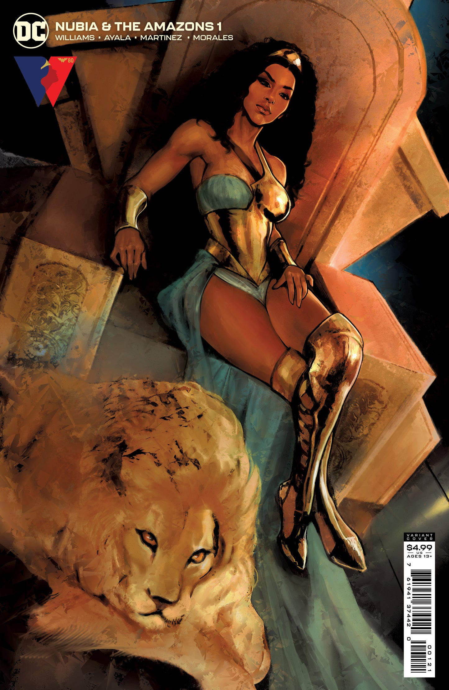 NUBIA AND THE AMAZONS #1 (OF 6) CVR B MAIKA SOZO CARD STOCK VARIANT 2021 Nubia DC COMICS