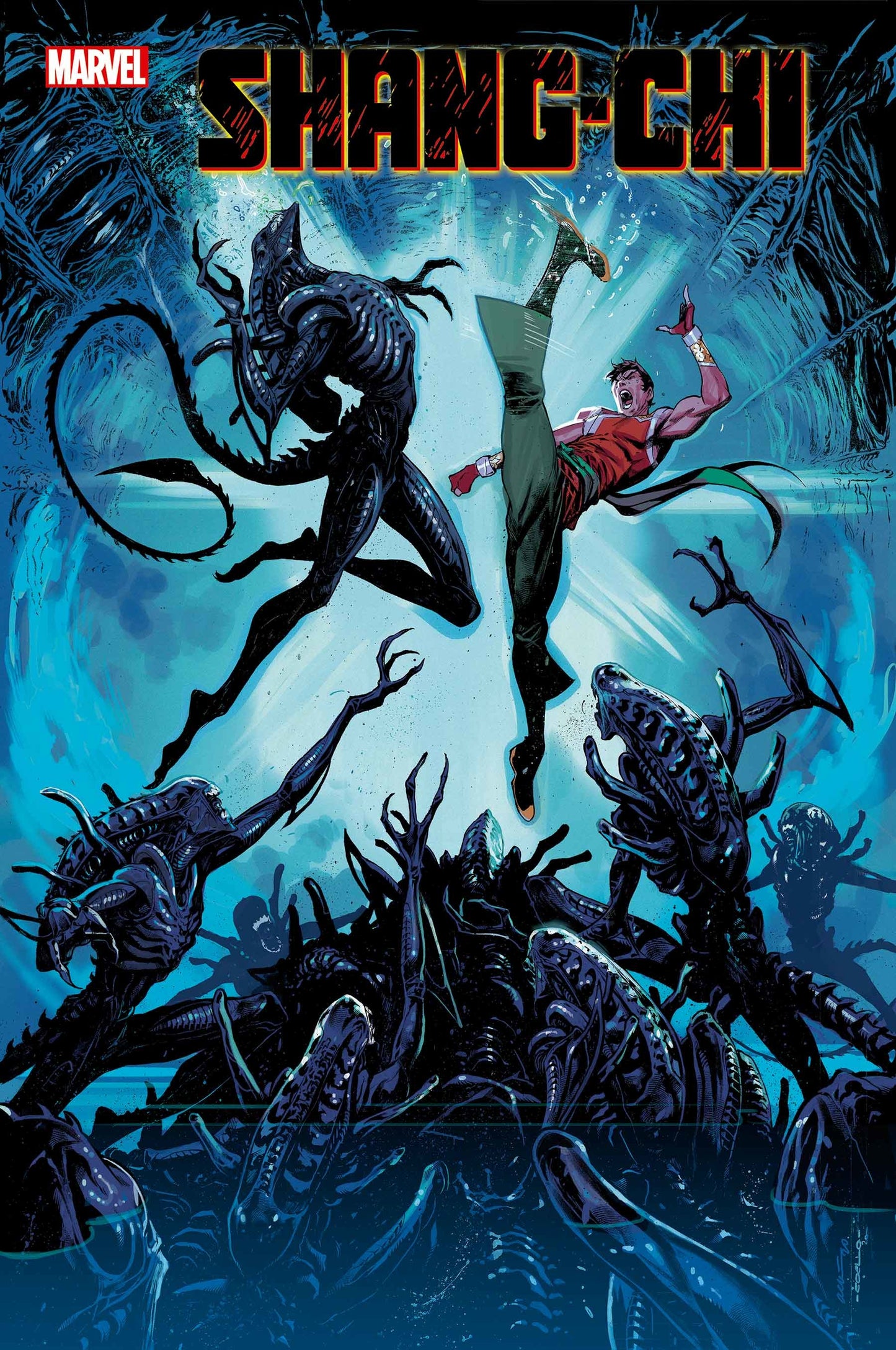 SHANG-CHI #5 (OF 5) COELLO MARVEL VS ALIEN VARIANT 2021 Shang-Chi MARVEL COMICS