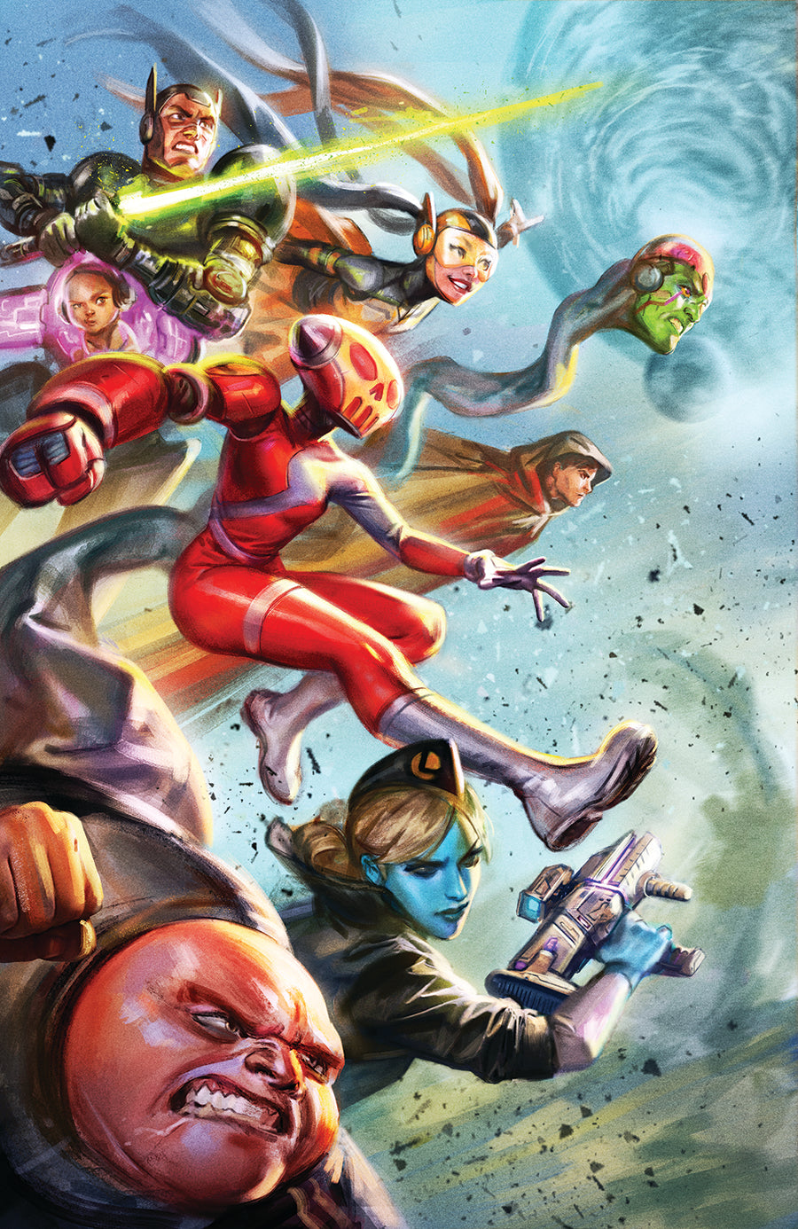 FUTURE STATE LEGION OF SUPER-HEROES #1 (OF 2) CVR B IAN MACDONALD CARD STOCK VARIANT 2021 comic books DC COMICS