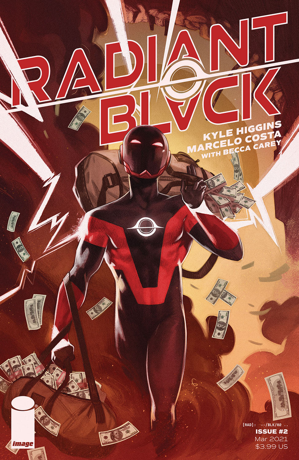 RADIANT BLACK #2 CVR B GRECO 1ST PRINT 2021 (1ST APP RADIANT RED) comic book IMAGE COMICS