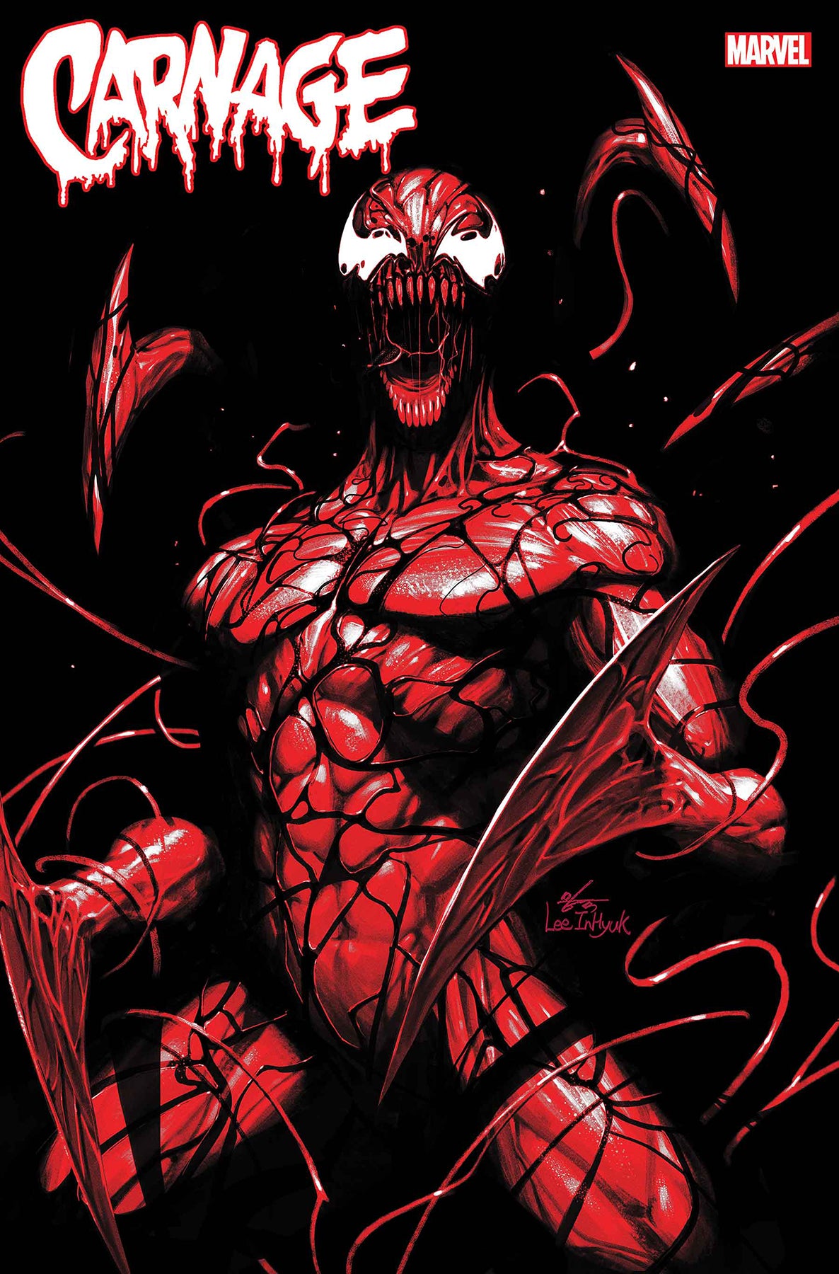 CARNAGE BLACK WHITE AND BLOOD #1 (OF 4) INHYUK LEE VARIANT 2021 comic book MARVEL COMICS