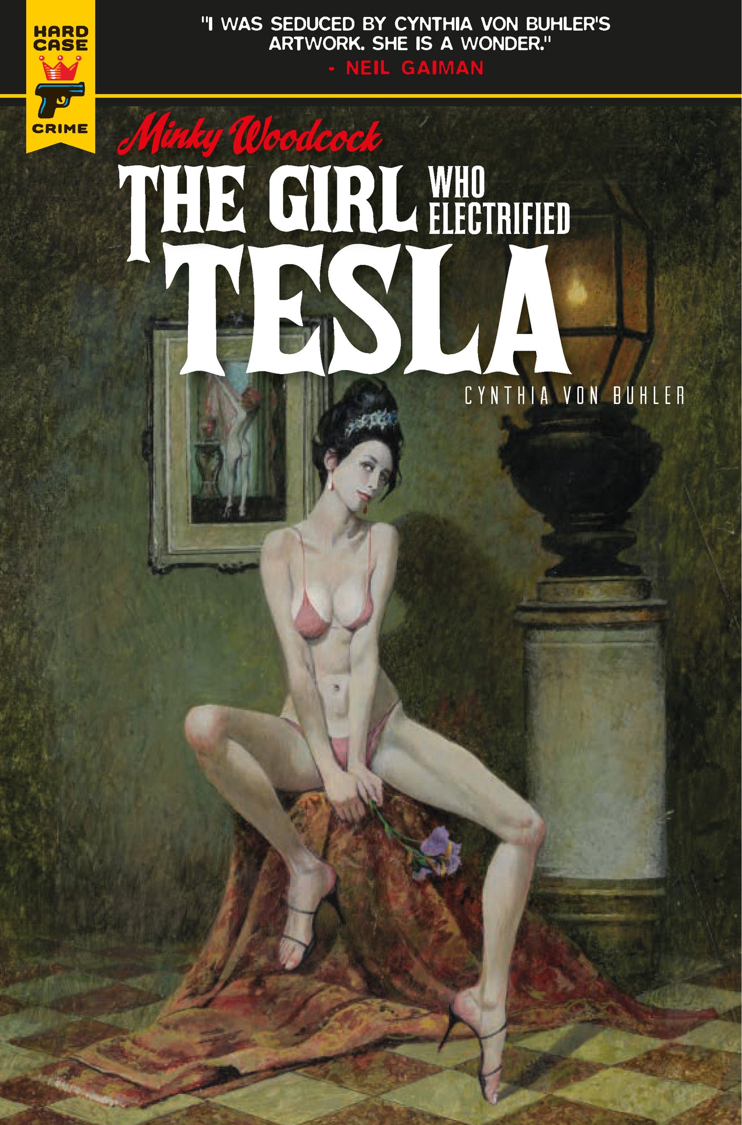 MINKY WOODCOCK GIRL ELECTRIFIED TESLA #1 CVR A MCGINNIS (MR) 2021 comic book TITAN COMICS