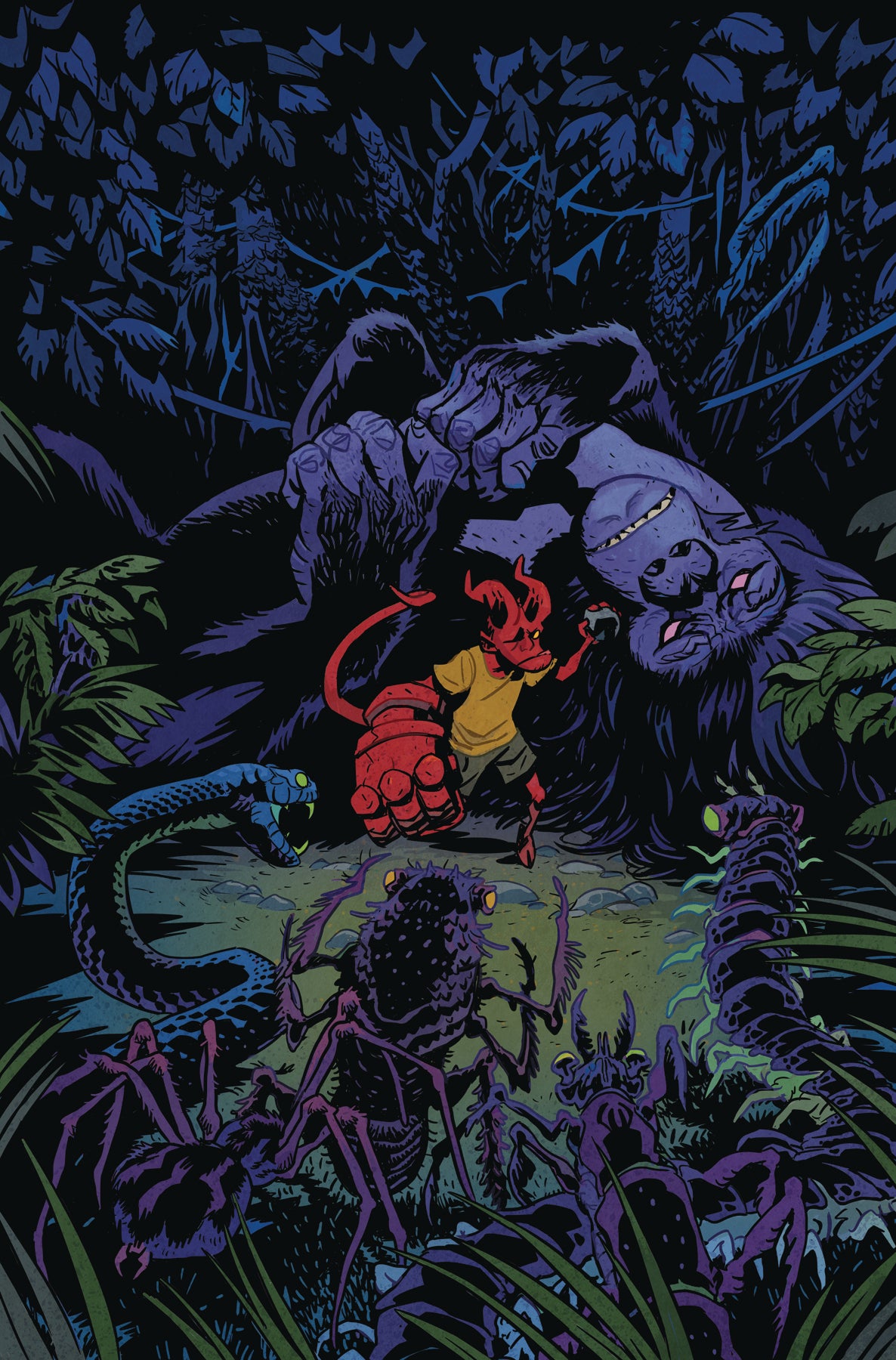 YOUNG HELLBOY THE HIDDEN LAND #4 (OF 4) CVR A SMITH 2021 Hellboy DARK HORSE COMICS