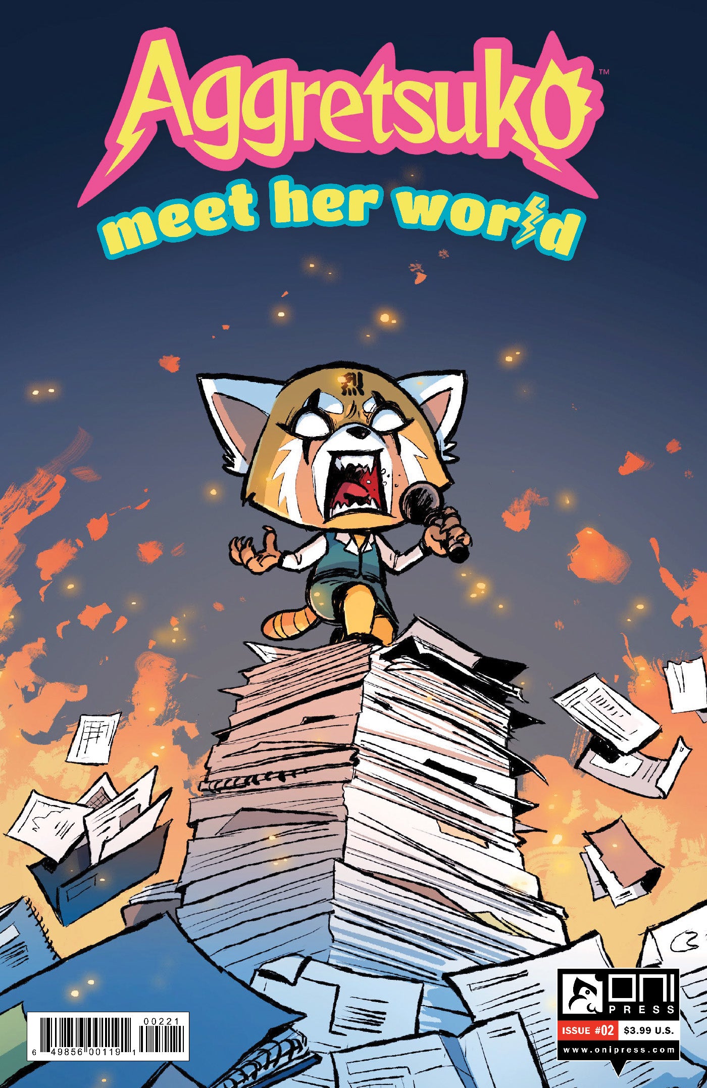 AGGRETSUKO MEET HER WORLD #2 CVR B BEAULT 2021 Aggretsuko ONI PRESS INC.